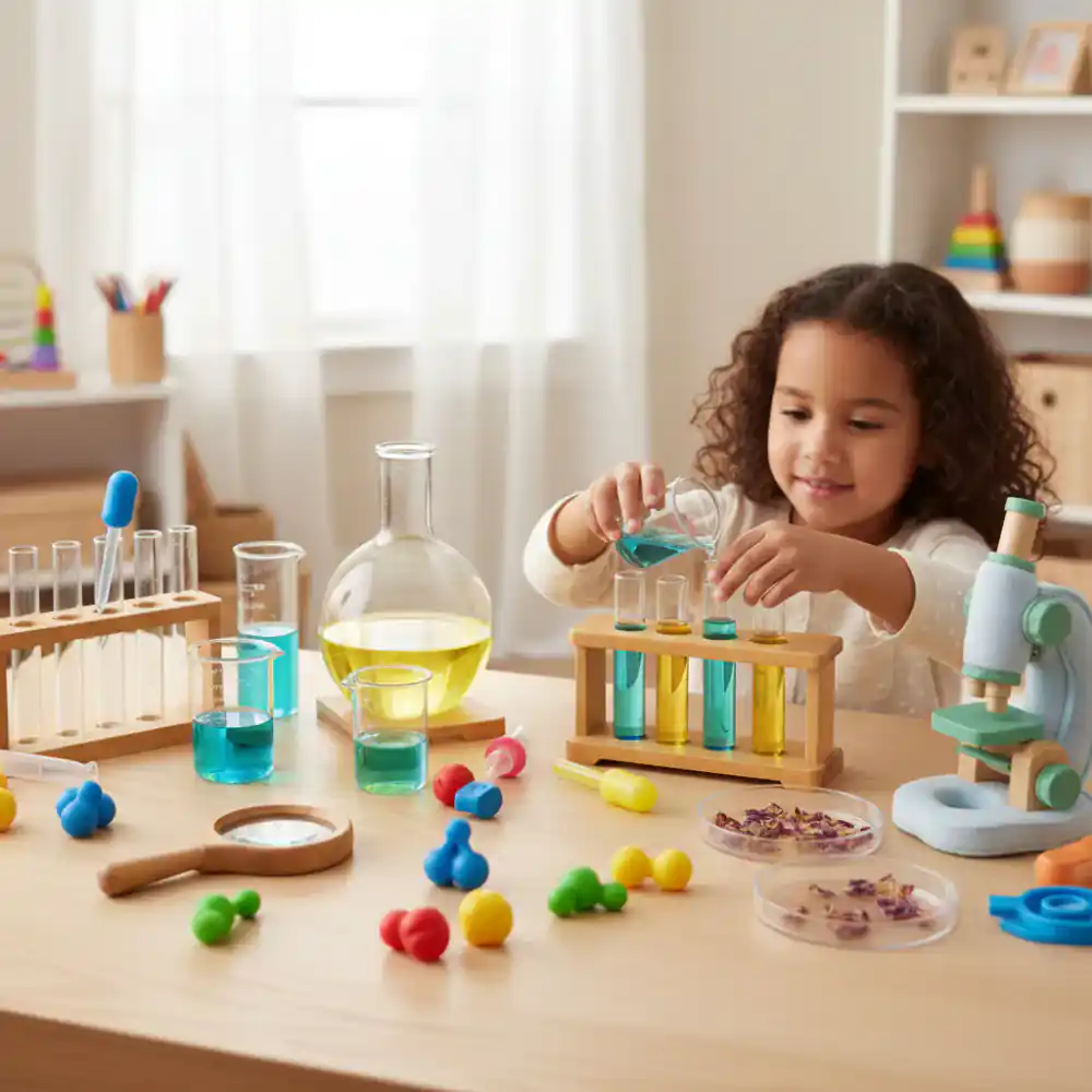 Safe laboratory components for kids