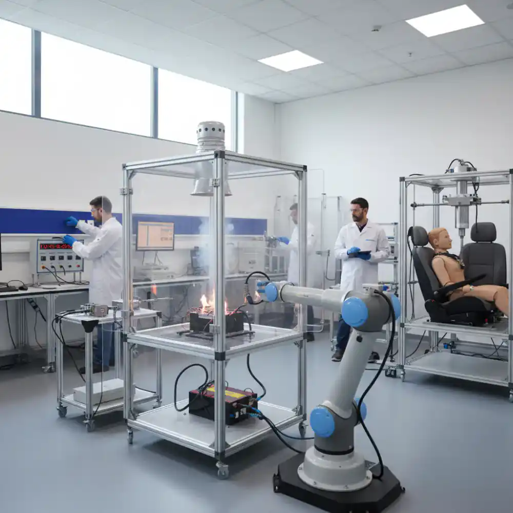 Safety testing in laboratory conditions
